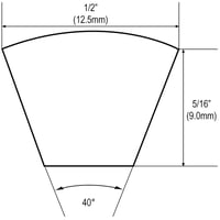 Classic V-belt A Profile