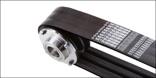 Mitsuboshi frictional-forced banded multi-rib classical V-belt