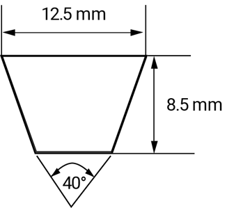 V-rope profile A