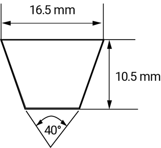 V-rope profile B