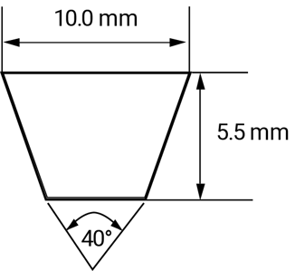 V-rope profile M